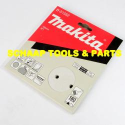 Schuurschijven 150mm P180 white velcro per 10 verpakt | B-51552